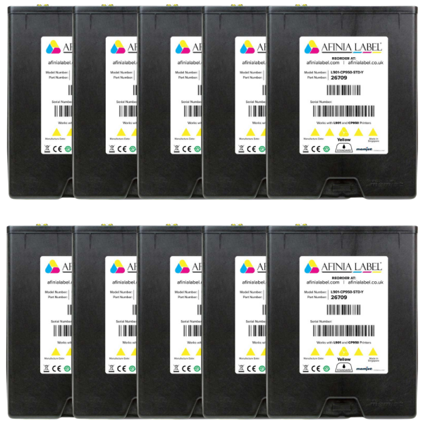 Afinia L901 Gelb Tintenkartuschen 10er Set